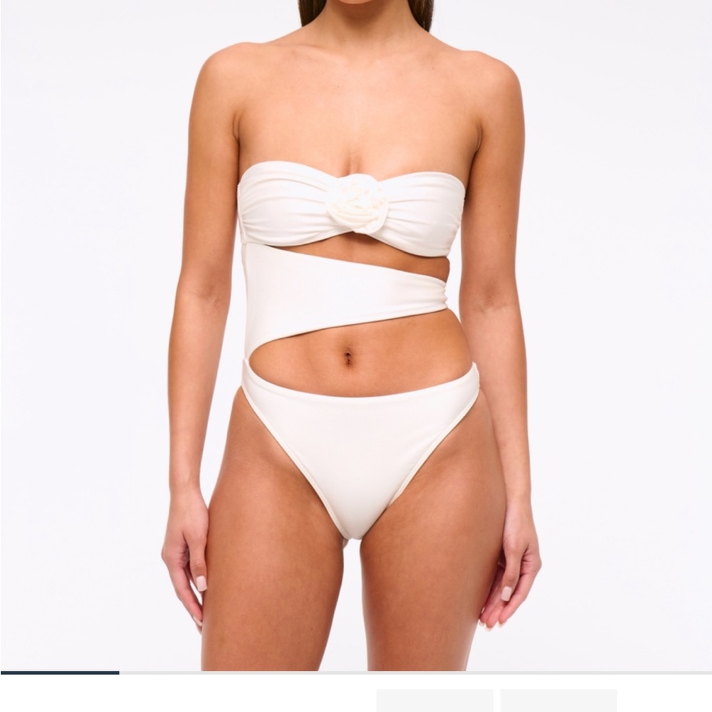 Abercrombie Rosette Cutout One-Piece swimsuit